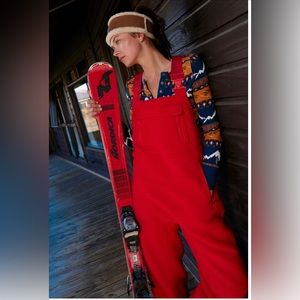 NWT Hit the Slopes Salopette Size Medium (Red)